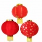圆灯笼跳舞喜庆中秋舞蹈道具连串广告灯笼新年春节大红灯笼装饰
